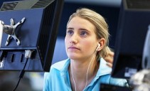 Female Student at Work